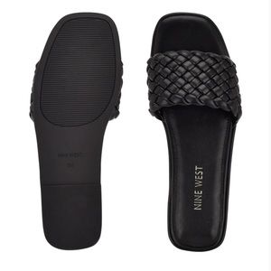 Ohhi Flat Slide Sandals Size 8